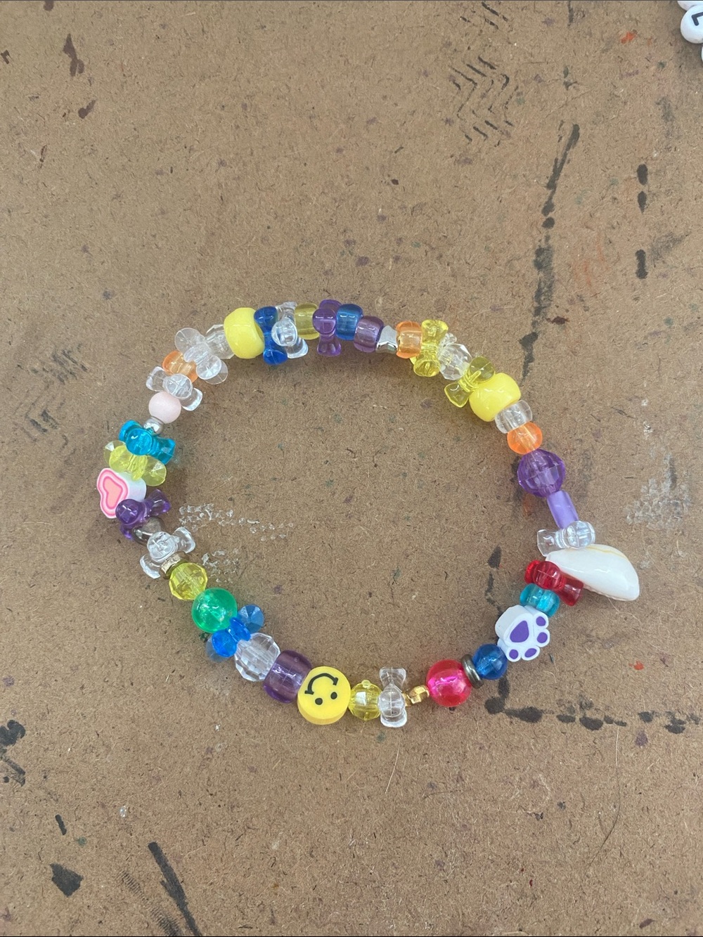 Random rainbow bracelet